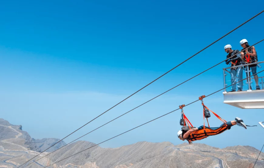 Jebel Jais Zipline From Dubai