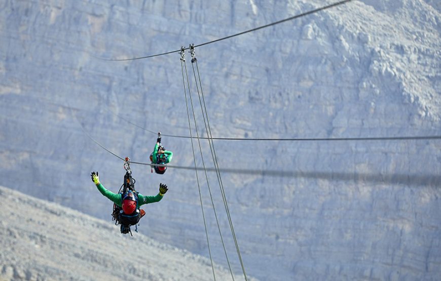 Jebel Jais Zipline From Dubai